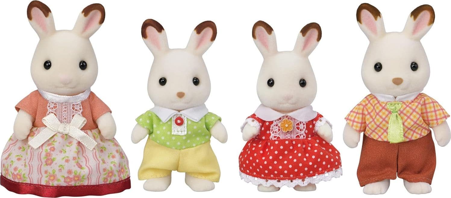 Epoch - Sylvanian Families Famiglia Coniglio Cioccolato in prodotto Centro Bimbo - Siderno, commercioVirtuoso.it