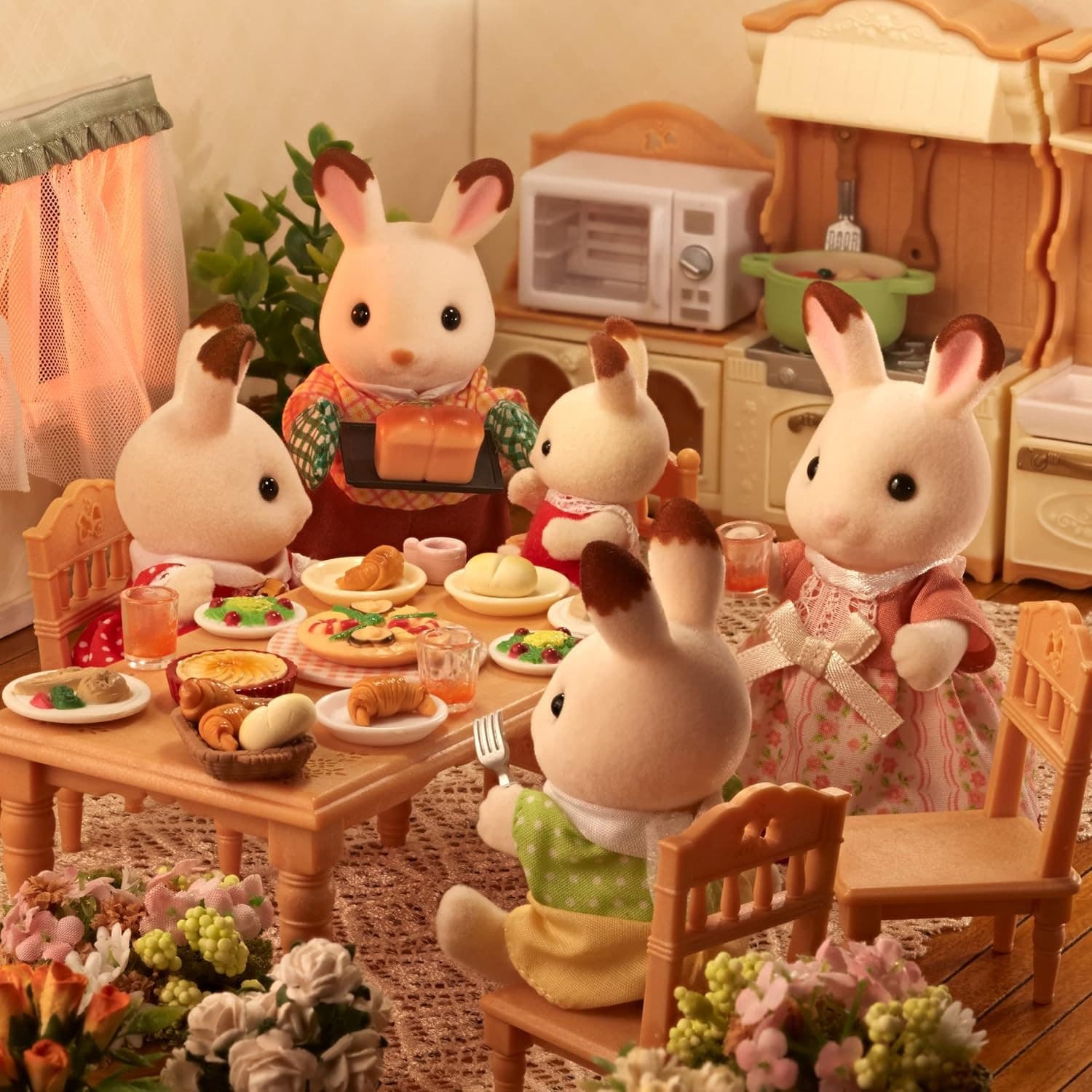 Epoch - Sylvanian Families Famiglia Coniglio Cioccolato in prodotto Centro Bimbo - Siderno, commercioVirtuoso.it