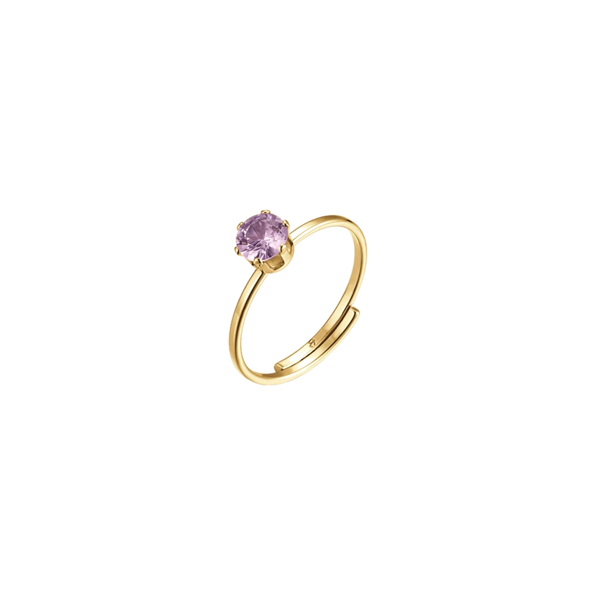 Luca Barra -  ANELLO SOLITARIO DONNA IN ACCIAIO CON CRISTALLO ROSA in Anelli Alba Gioielli - Casoria, commercioVirtuoso.it