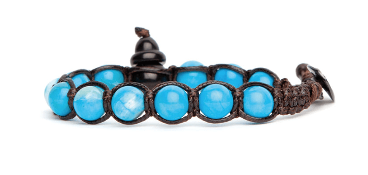 Tamashii Bracciali Shungite con Agata Tibet sky