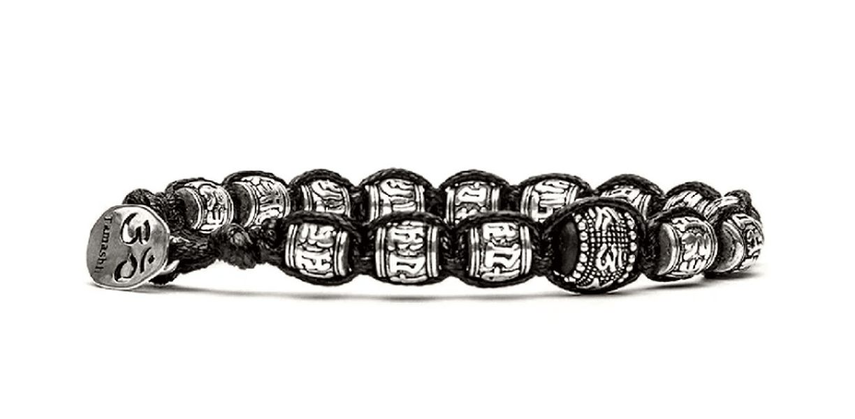 TAMASHII  Bracciale  Ruota Preghiera in Argento