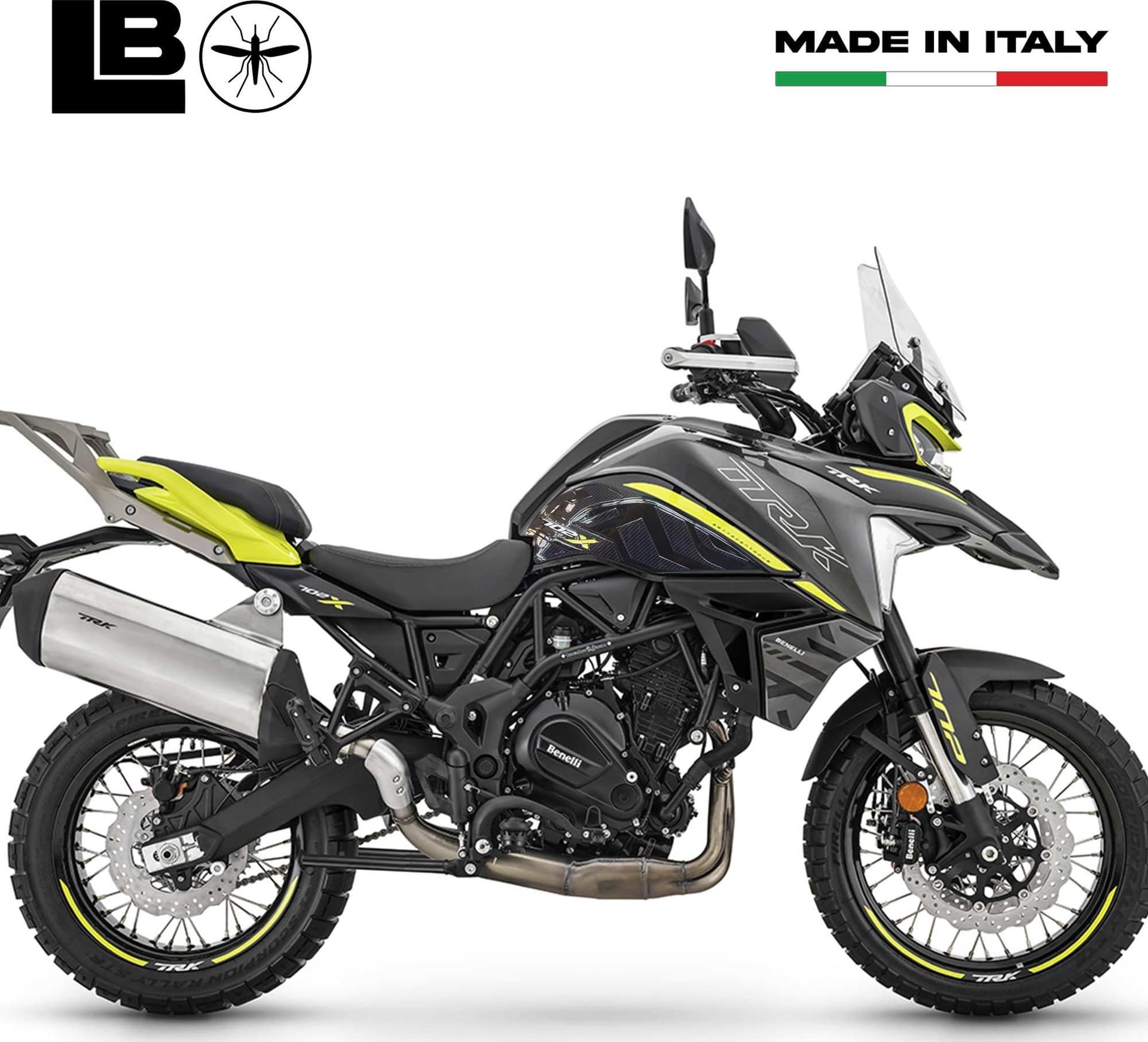 Adesivi 3D Protezioni laterali serbatoio moto compatibili con Benelli TRK 702X in Decalcomanie adesivi e magneti LabelBike - Bibbiano, commercioVirtuoso.it