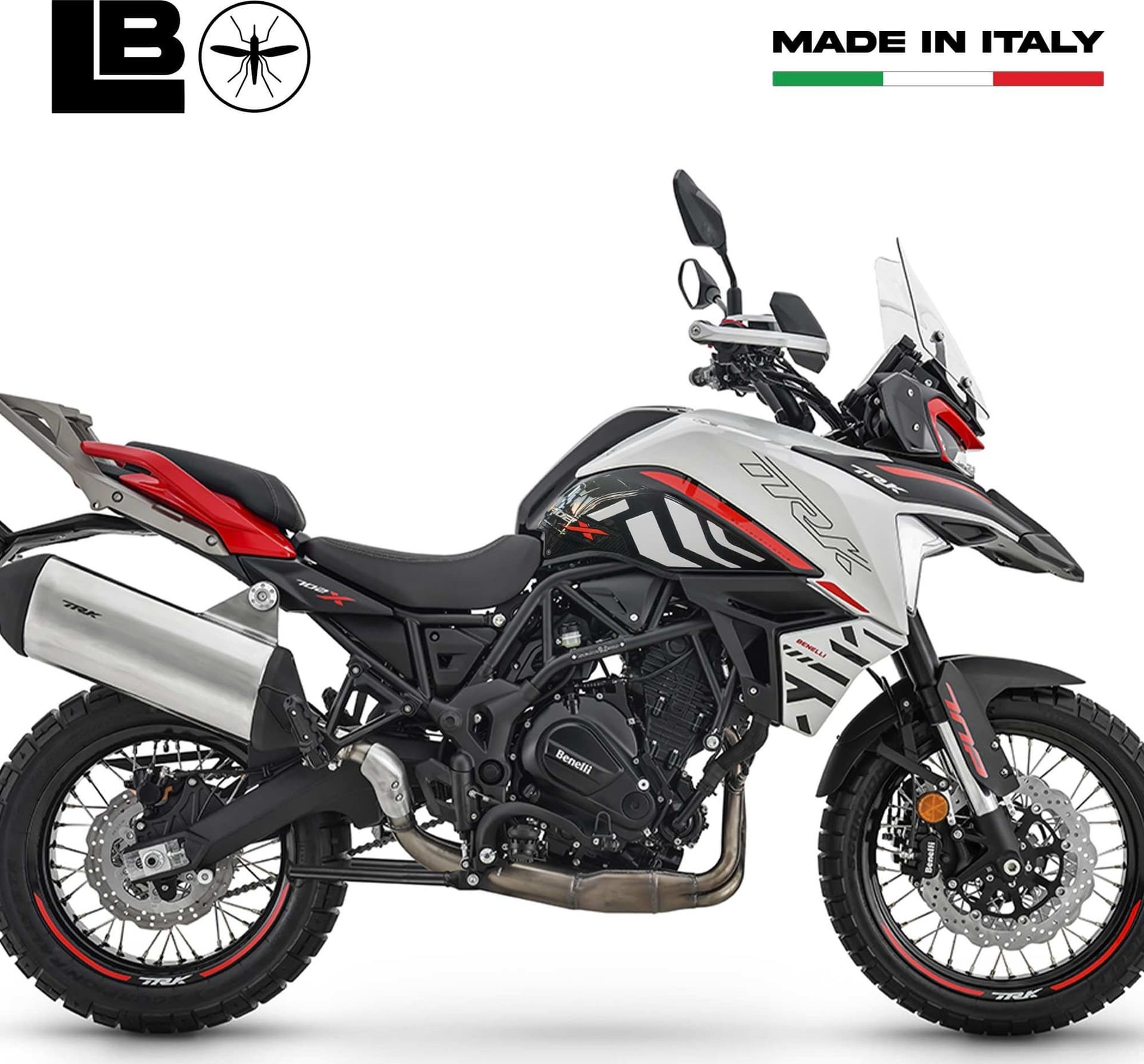 Adesivi 3D Protezioni laterali serbatoio moto compatibili con Benelli TRK 702X in Decalcomanie adesivi e magneti LabelBike - Bibbiano, commercioVirtuoso.it