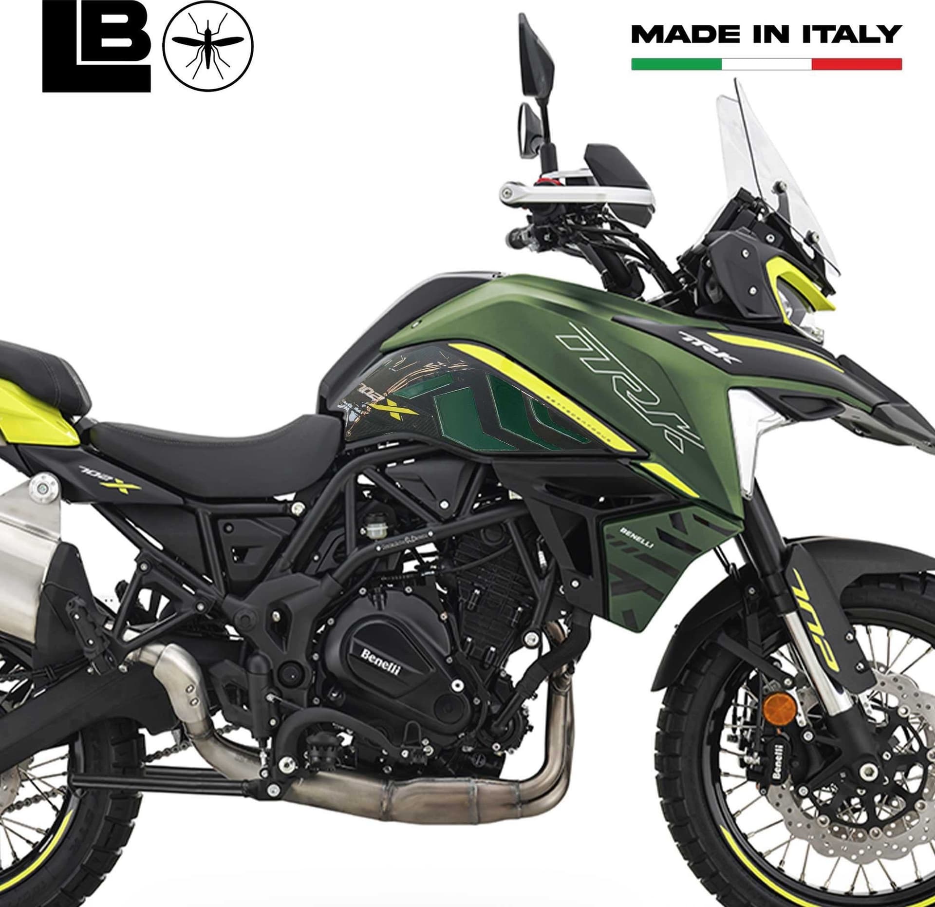 Adesivi 3D Protezioni laterali serbatoio moto compatibili con Benelli TRK 702X in Decalcomanie adesivi e magneti LabelBike - Bibbiano, commercioVirtuoso.it