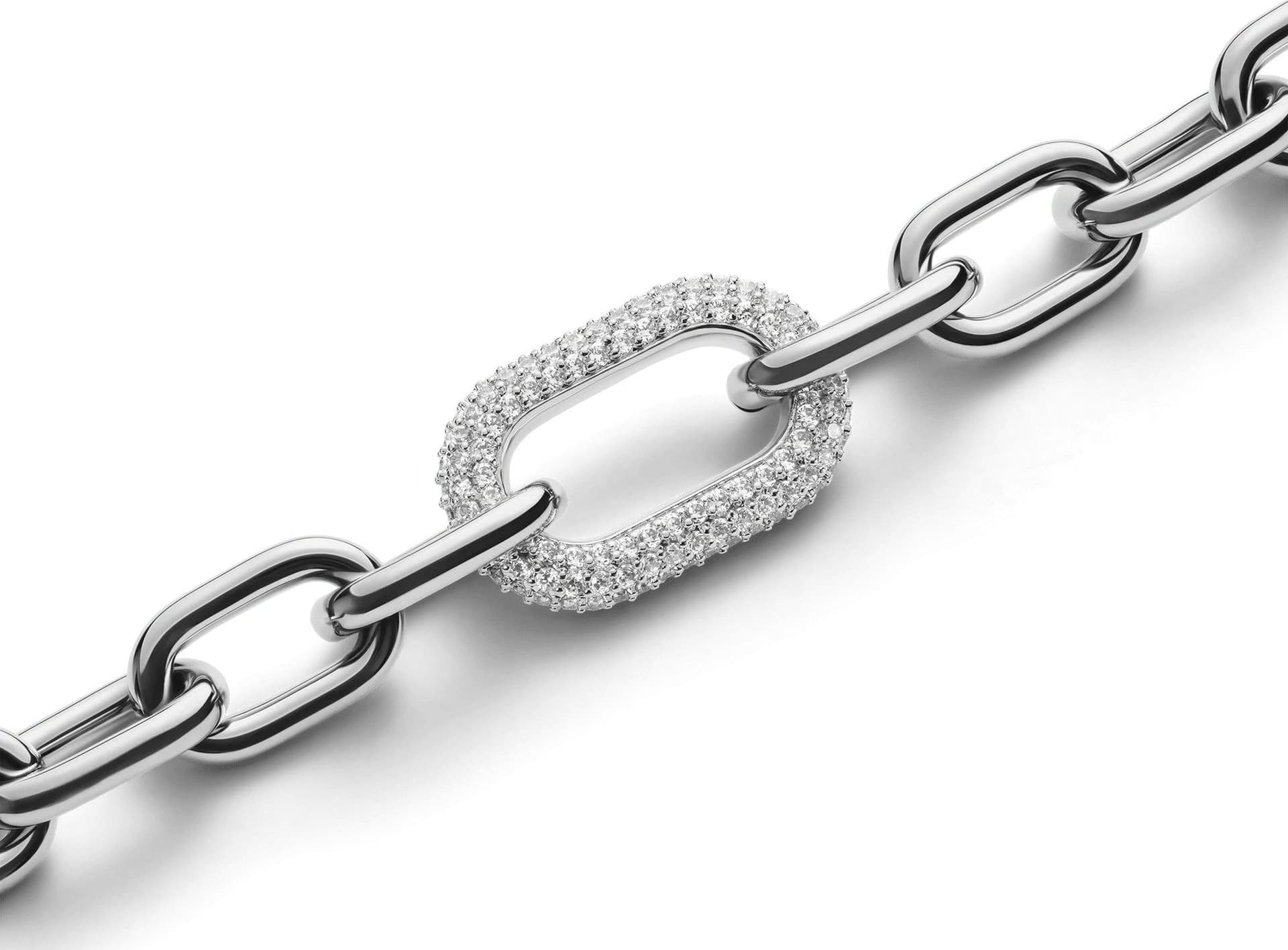 Daniel Wellington - Bracciale Crystal Link Silver in Bracciali Alba Gioielli - Casoria, commercioVirtuoso.it