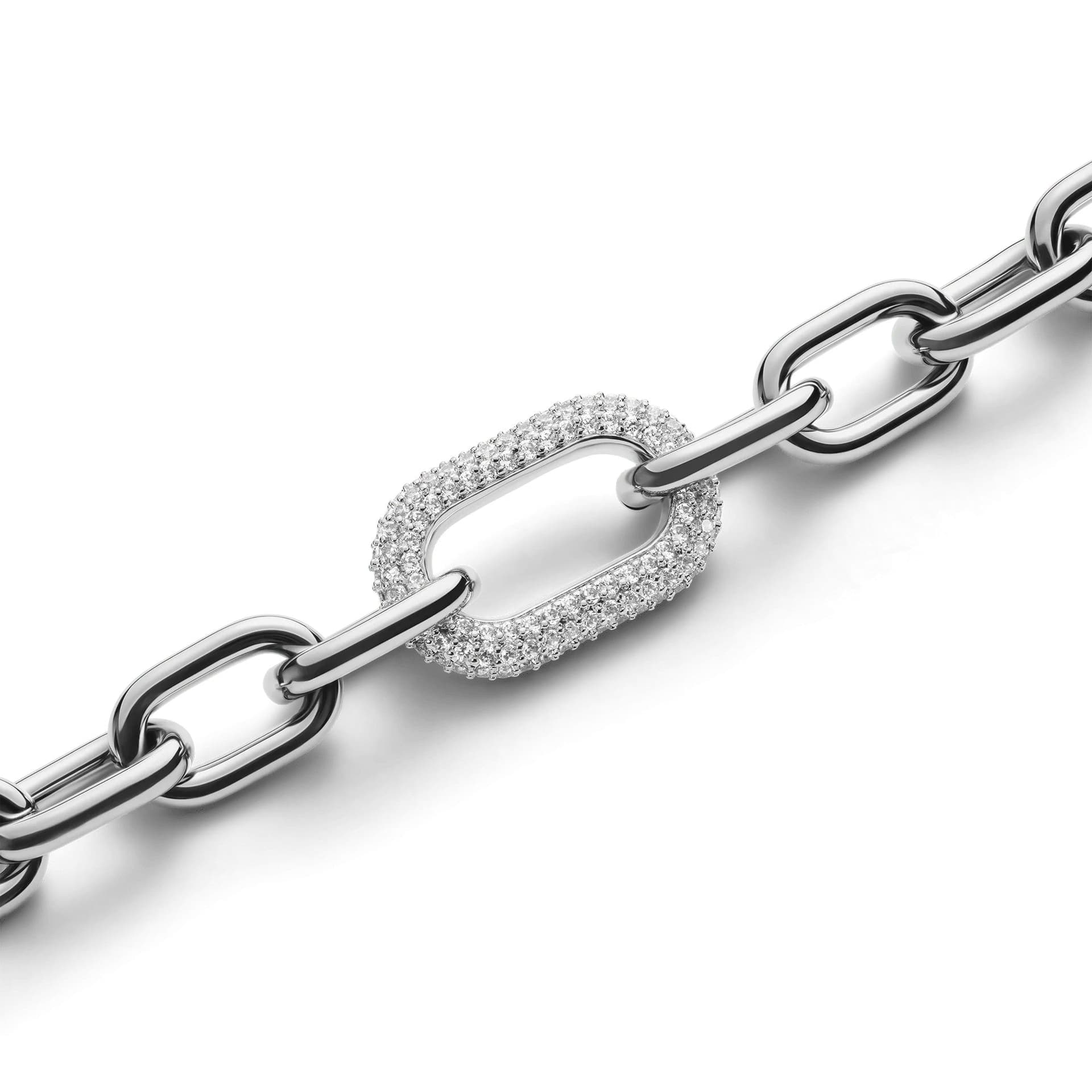 Daniel Wellington - Bracciale Crystal Link Silver in Bracciali Alba Gioielli - Casoria, commercioVirtuoso.it