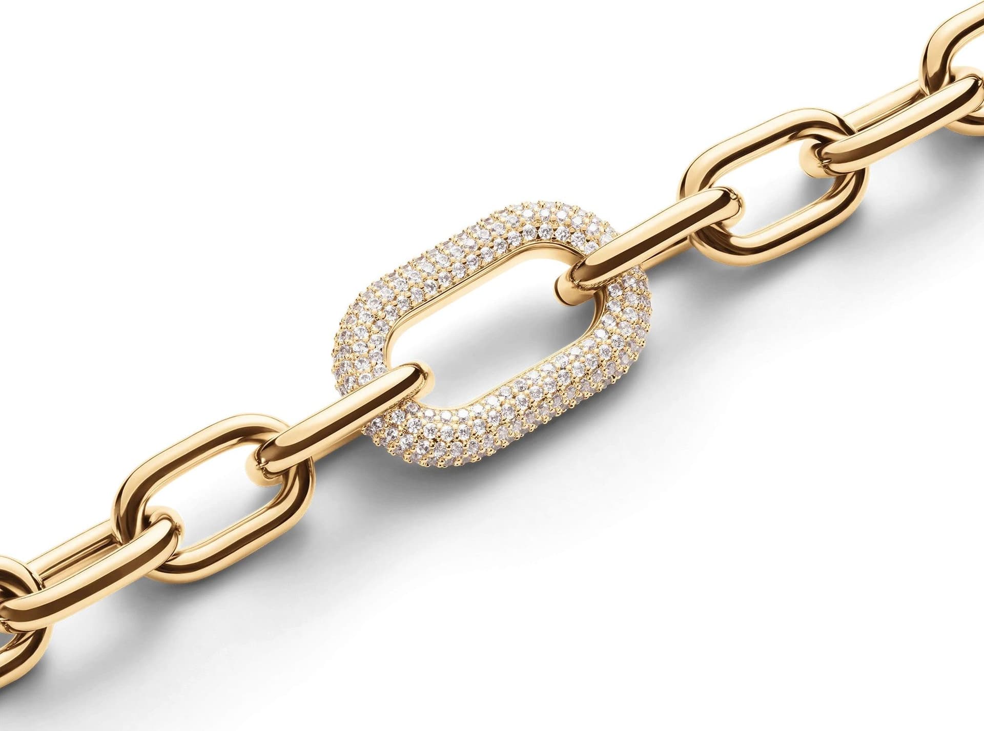 Daniel Wellington - Collana Crystal Link Gold in Collane Alba Gioielli - Casoria, commercioVirtuoso.it