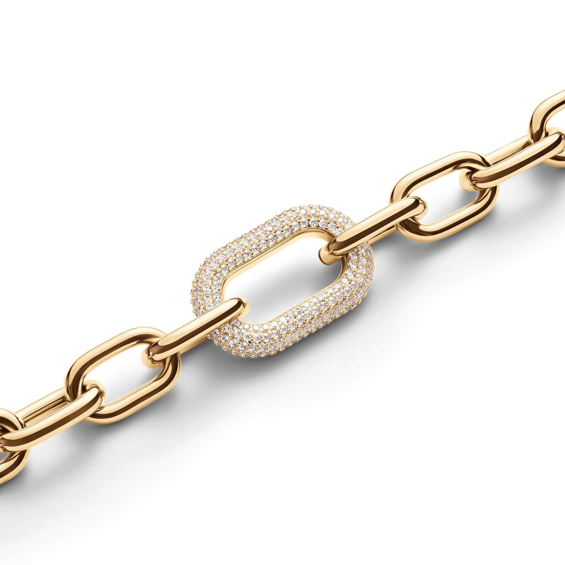 Daniel Wellington - Collana Crystal Link Gold in Collane Alba Gioielli - Casoria, commercioVirtuoso.it