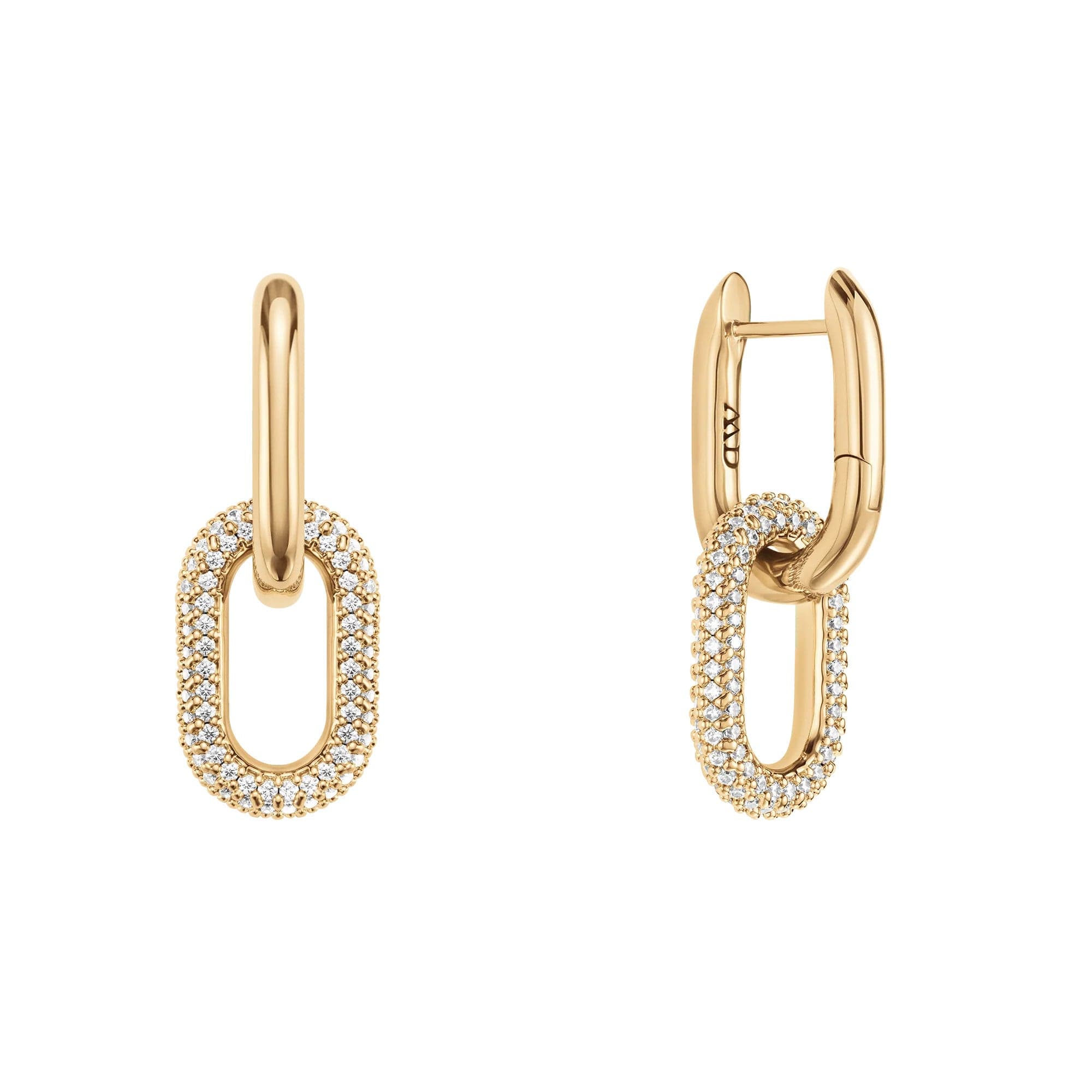 Daniel Wellington - Orecchini Crystal Link Gold