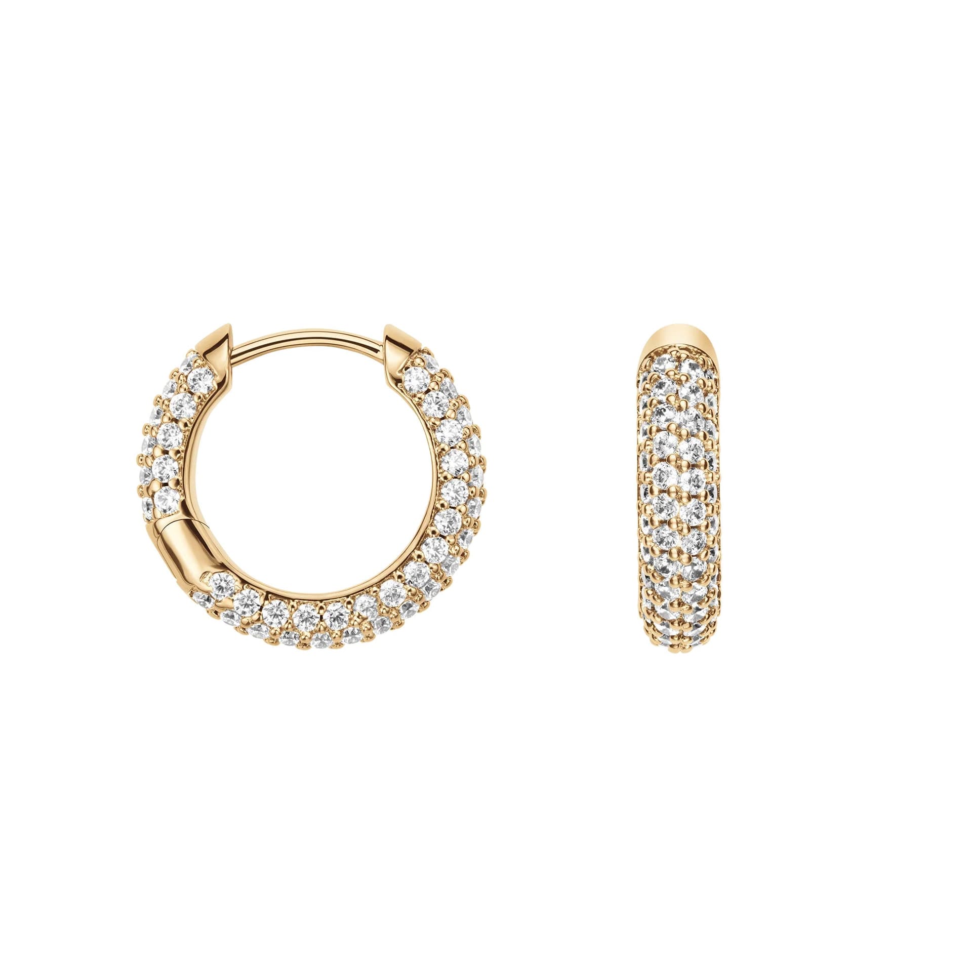 Daniel Wellington  - Orecchini Pavé Crystal Gold in Orecchini Alba Gioielli - Casoria, commercioVirtuoso.it