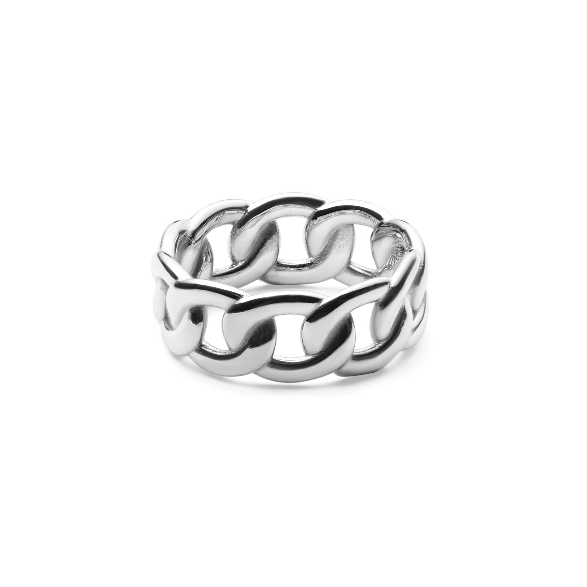 Daniel Wellington -  Anello Chunky Chain Silver in Anelli Alba Gioielli - Casoria, commercioVirtuoso.it