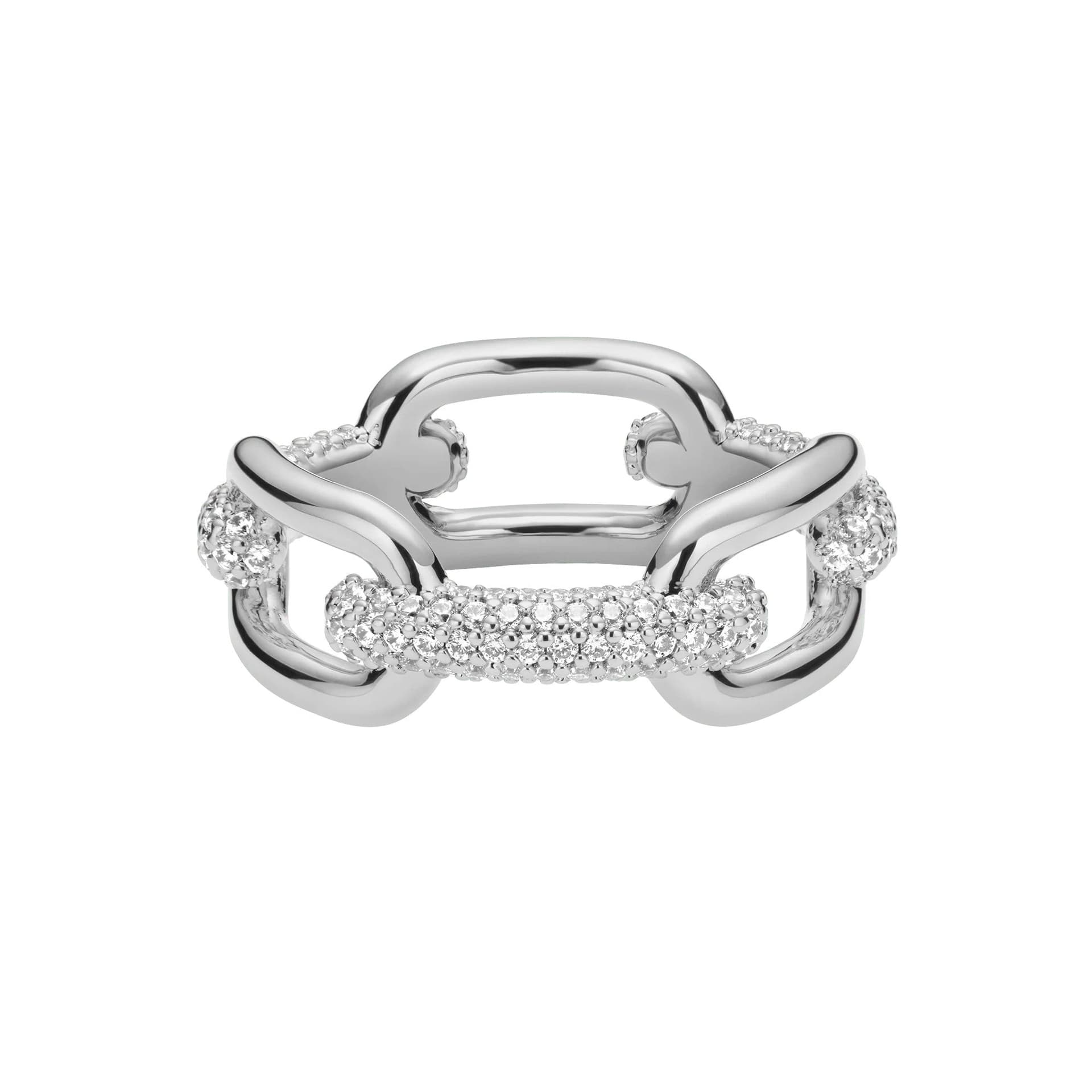 Daniel Wellington - Anello Crystal Link Silver in Anelli Alba Gioielli - Casoria, commercioVirtuoso.it