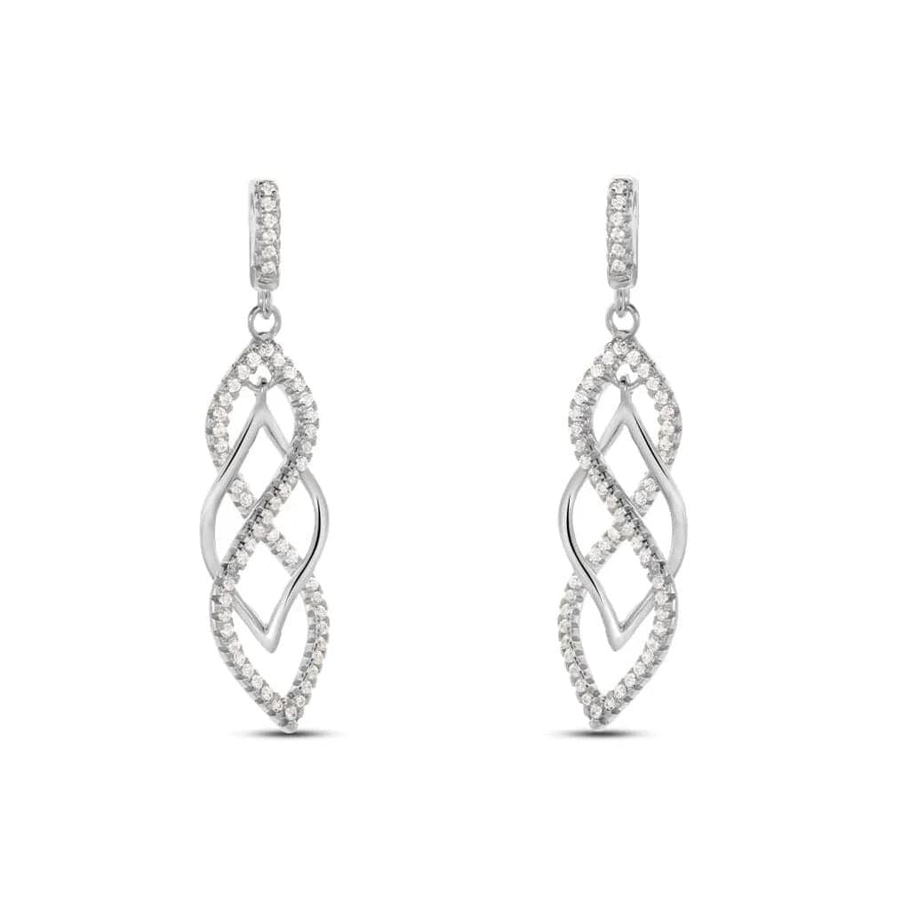 Stroili -  Orecchini Pendenti Silver Shine Argento Rodiato Cubic Zirconia in Orecchini Alba Gioielli - Casoria, commercioVirtuoso.it