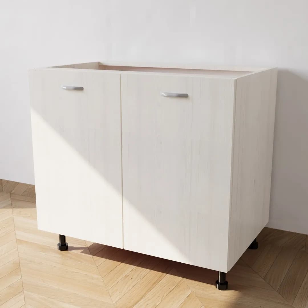 Mobile Base per Cucina compreso di Ante di Colore Larice Bianco in prodotto Calandrelli - Napoli, commercioVirtuoso.it