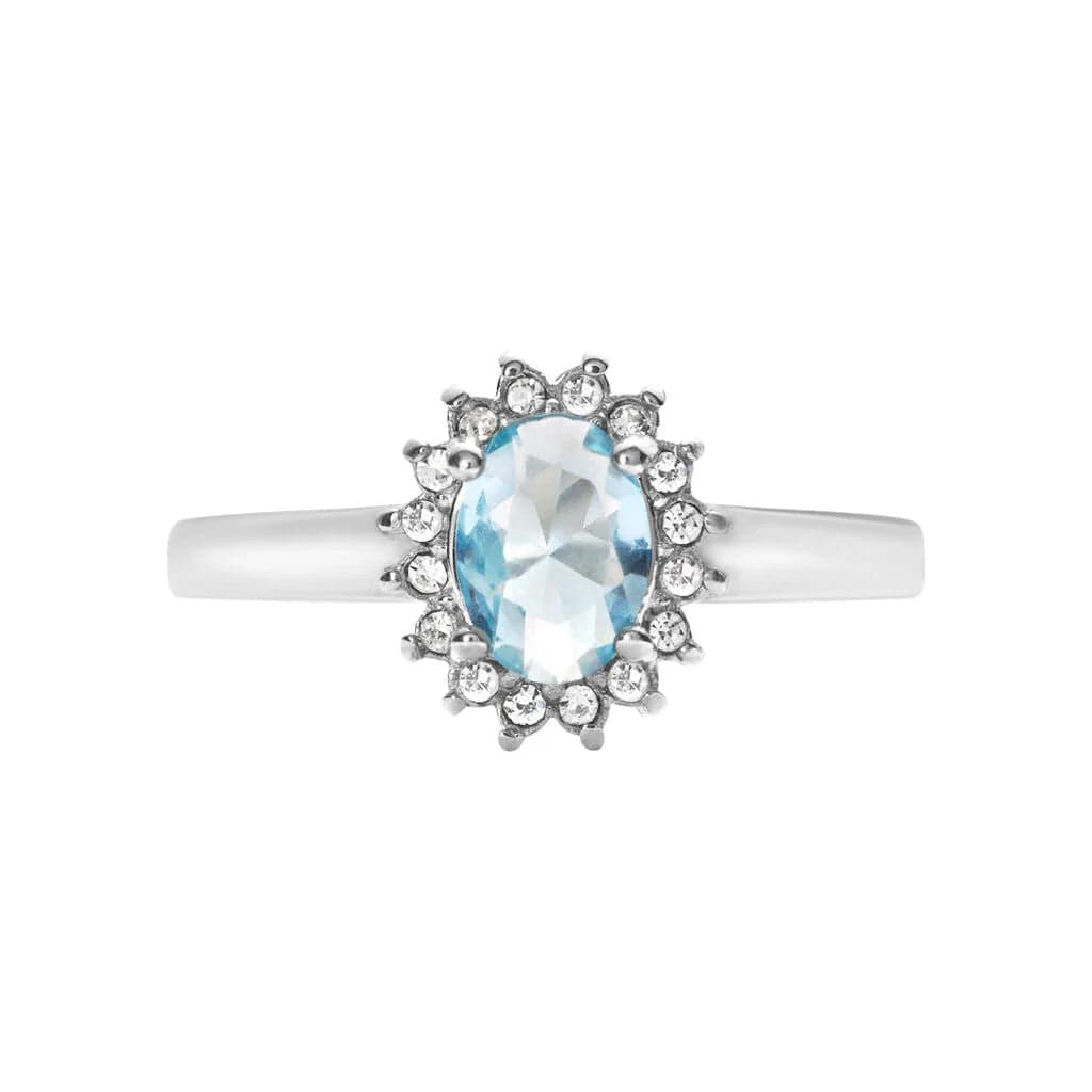 Stroili   -   Anello Solitario Lady Chic Acciaio Cristallo in Anelli Alba Gioielli - Casoria, commercioVirtuoso.it