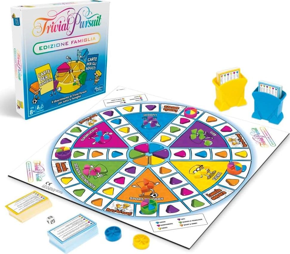 Hasbro - Trivial Pursuit Edizione Famiglia in prodotto Centro Bimbo - Siderno, commercioVirtuoso.it