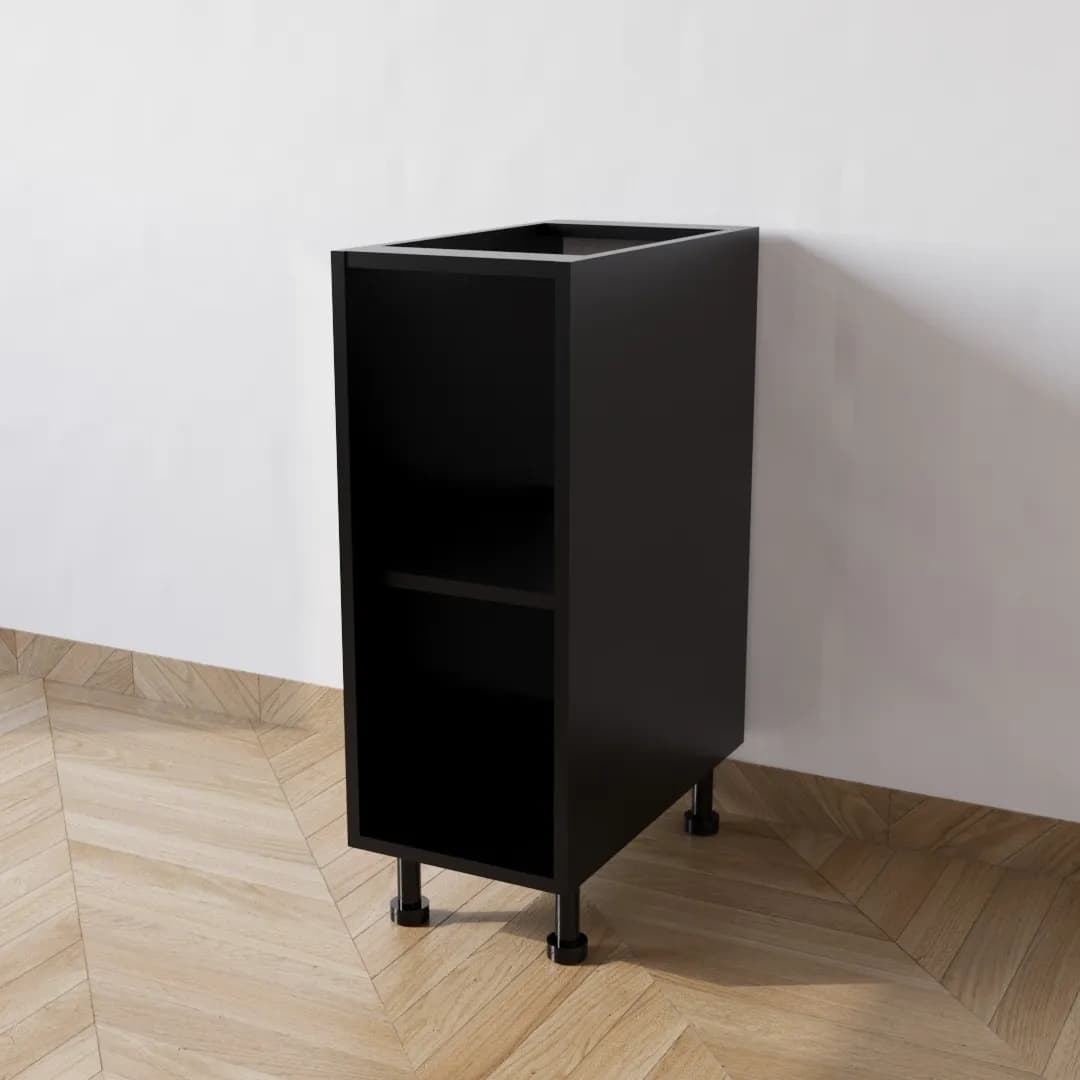Mobile Base per Cucina compreso di Anta di Colore Nero in prodotto Calandrelli - Napoli, commercioVirtuoso.it
