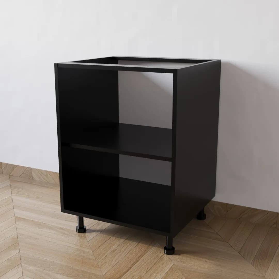 Mobile Base per Cucina compreso di Anta di Colore Nero in prodotto Calandrelli - Napoli, commercioVirtuoso.it
