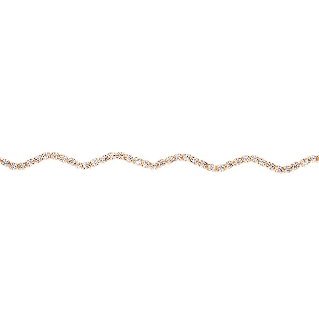 Stroili - Bracciale Romantic Shine Ottone Rosa Cristallo in Bracciali Alba Gioielli - Casoria, commercioVirtuoso.it
