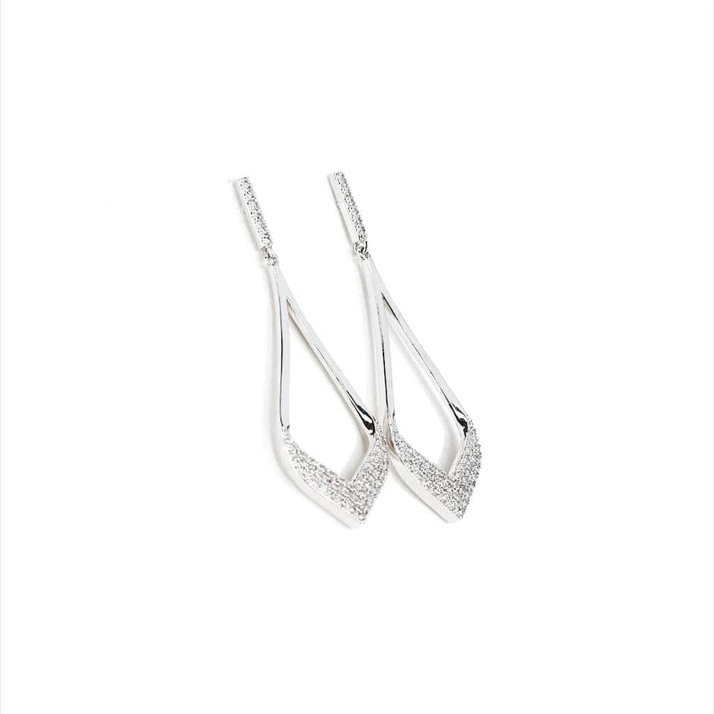 Stroili -  Orecchini Pendenti Silver Shine Argento Rodiato Cubic Zirconia in Orecchini Alba Gioielli - Casoria, commercioVirtuoso.it
