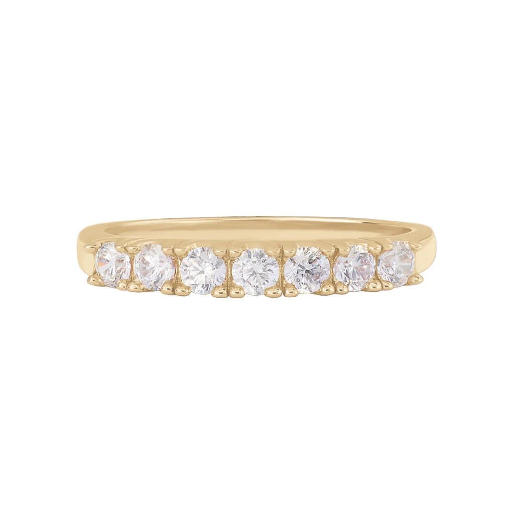 Stroili - Anello Riviere Golden Dream Placcato Oro Giallo Cubic Zirconia in Anelli Alba Gioielli - Casoria, commercioVirtuoso.it
