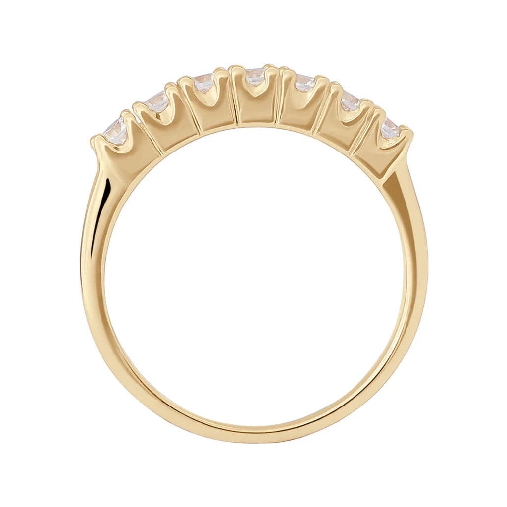 Stroili - Anello Riviere Golden Dream Placcato Oro Giallo Cubic Zirconia in Anelli Alba Gioielli - Casoria, commercioVirtuoso.it