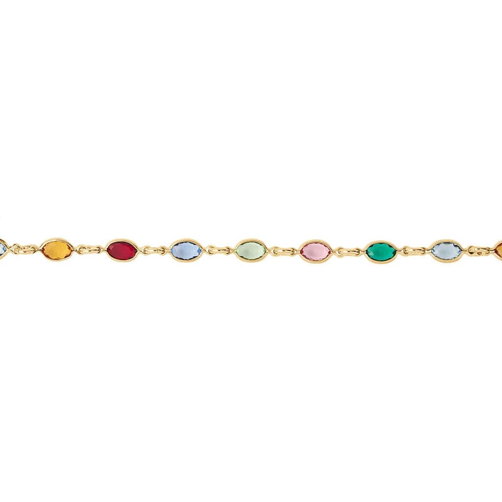 Stroili  -  Bracciale Golden Dream Placcato Oro Giallo Cubic Zirconia in Bracciali Alba Gioielli - Casoria, commercioVirtuoso.it