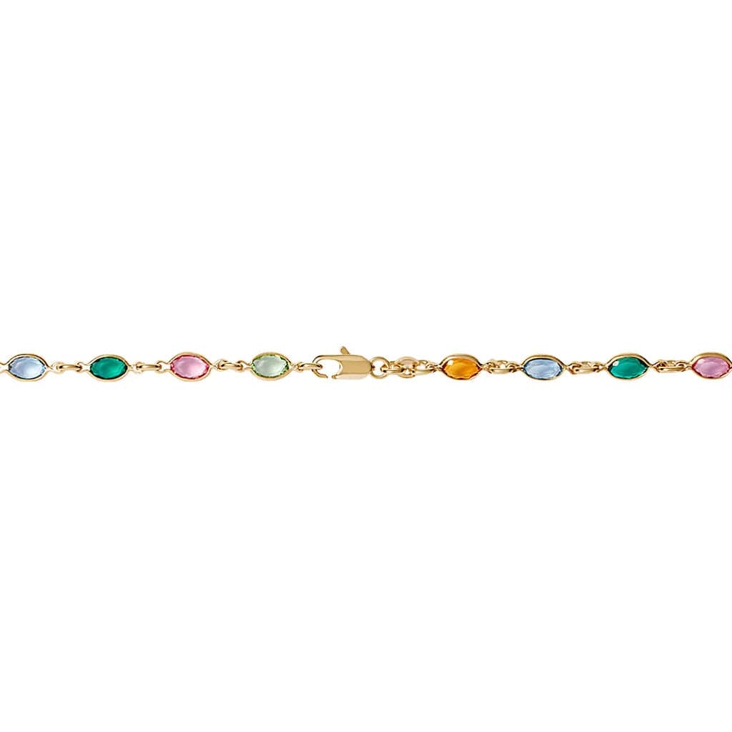 Stroili  -  Collana Golden Dream Placcato Oro Giallo Cubic Zirconia in Collane Alba Gioielli - Casoria, commercioVirtuoso.it