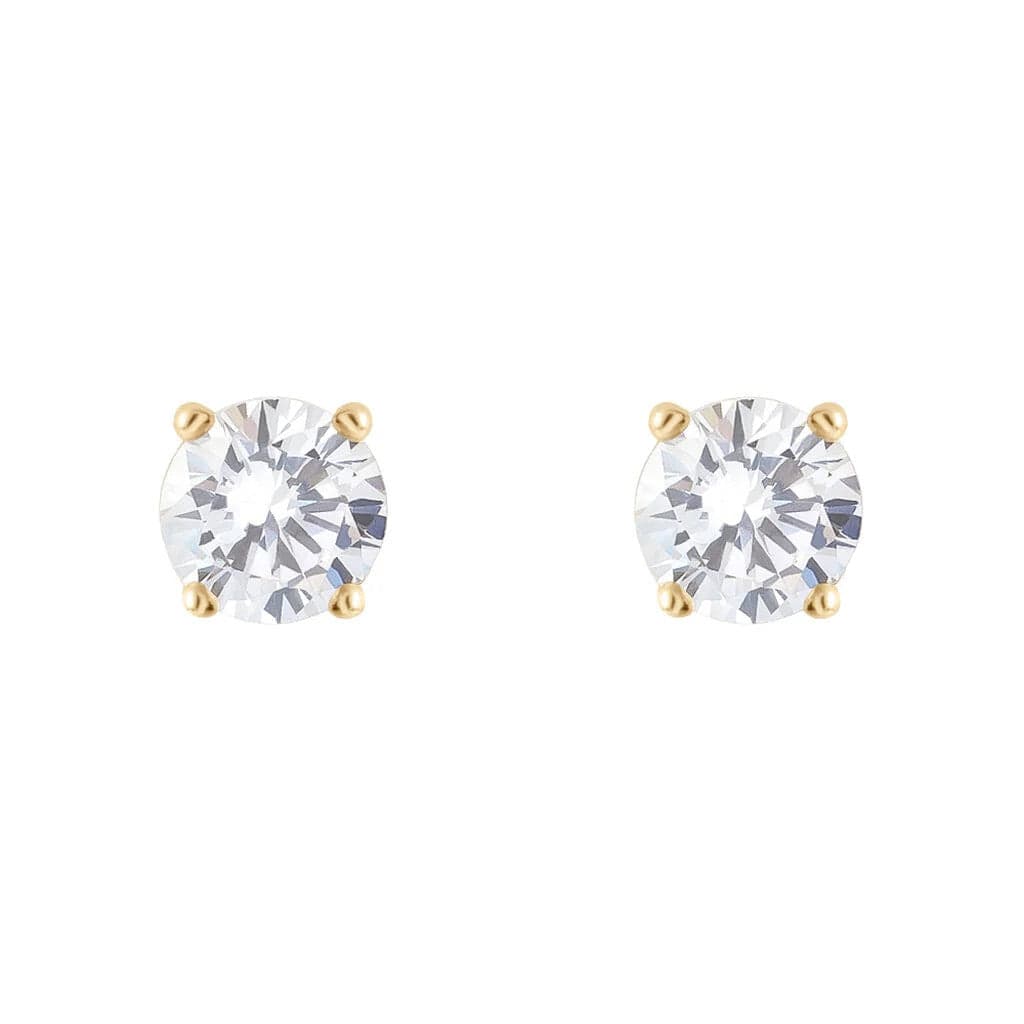 Stroili -  Orecchini Lobo Punto Luce Golden Dream Placcato Oro Giallo Cubic Zirconia in Orecchini Alba Gioielli - Casoria, commercioVirtuoso.it