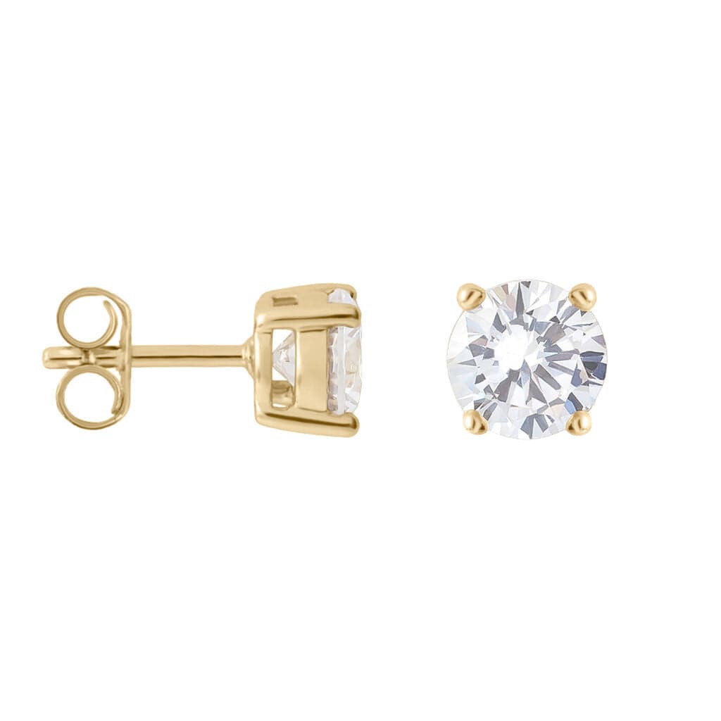 Stroili -  Orecchini Lobo Punto Luce Golden Dream Placcato Oro Giallo Cubic Zirconia