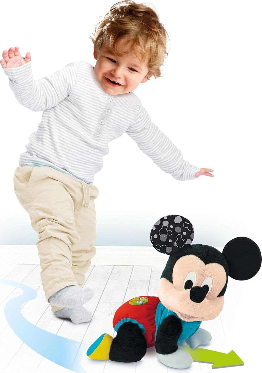 Clementoni - Disney Baby Mickey Gattona con Me 17991 in prodotto Centro Bimbo - Siderno, commercioVirtuoso.it