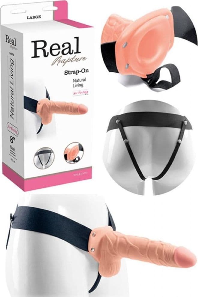 Strap-On Real Rapture 8 con Funzione di Vibrazione in Strap-on Sexy Tentazioni - Siracusa, commercioVirtuoso.it