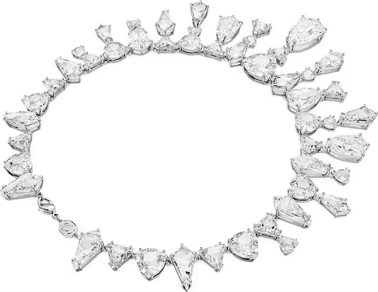 Swarovski Collana Mesmera Statement, Taglio misto, Bianca, Placcato rodio in Collane Alba Gioielli - Casoria, commercioVirtuoso.it
