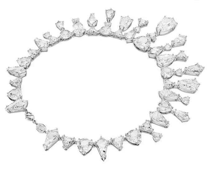 Swarovski Collana Mesmera Statement, Taglio misto, Bianca, Placcato rodio in Collane Alba Gioielli - Casoria, commercioVirtuoso.it