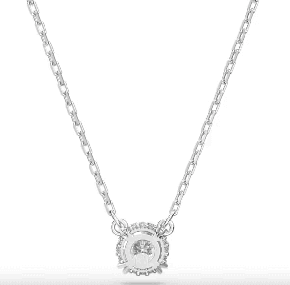 Swarovski  Collana con Pendente Stilla Taglio Round, Bianco, Placcato rodio in Collane Alba Gioielli - Casoria, commercioVirtuoso.it