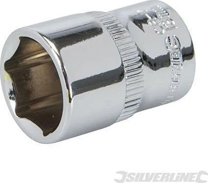 Chiave inserto a bussola metrico esagonale 1/4" Silverline meccanica Silverline