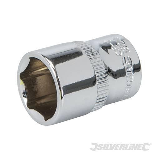 Chiave inserto a bussola metrico esagonale 1/4" Silverline meccanica Silverline