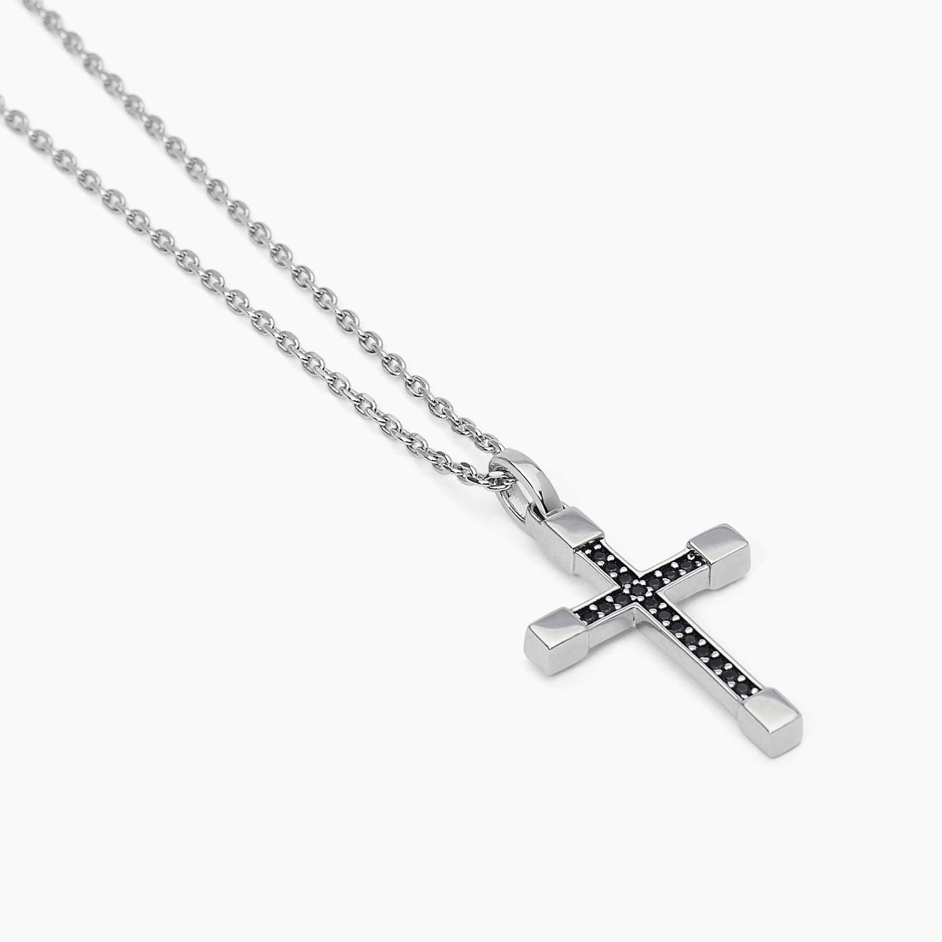Mabina - Collana in argento con croce zirconi MYSTICAL in Collane Alba Gioielli - Casoria, commercioVirtuoso.it