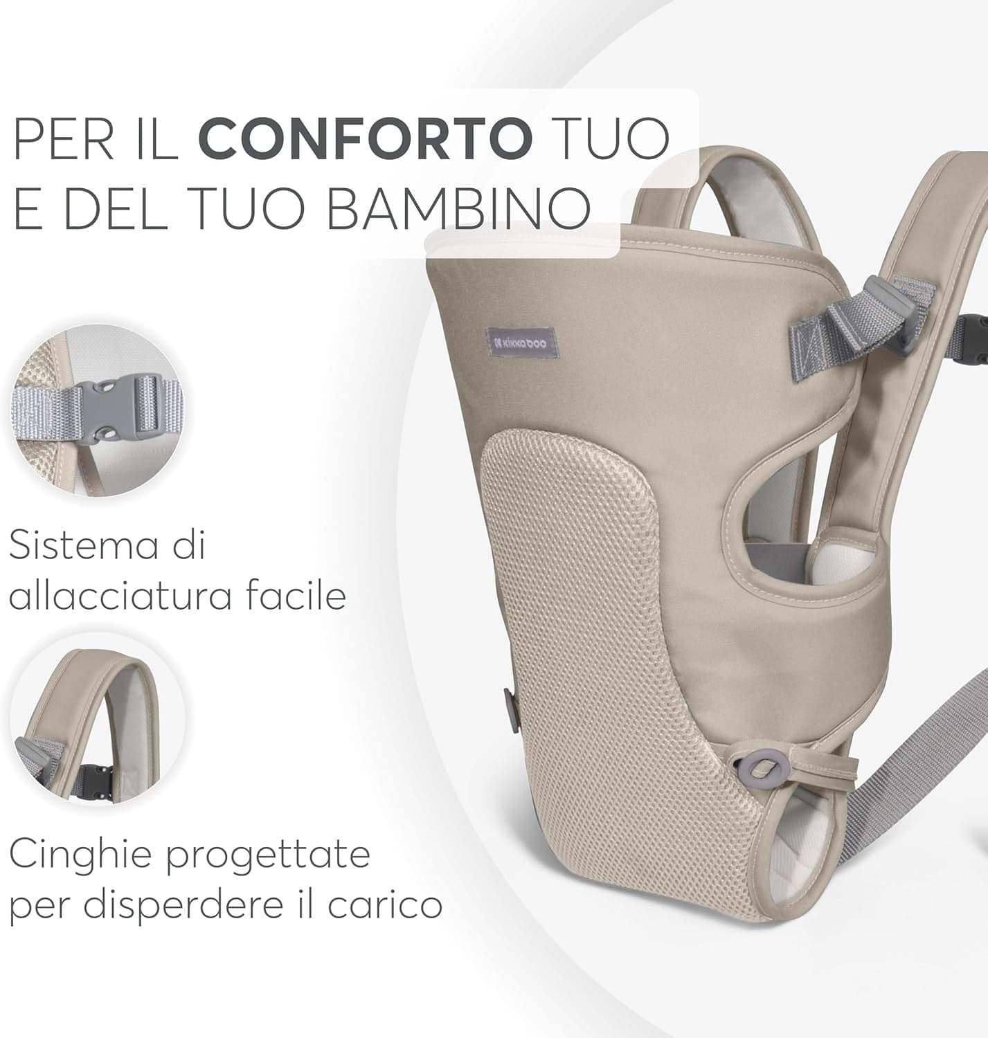 KikkaBoo - Marsupio Neonato Myra 0-36 m in prodotto Centro Bimbo - Siderno, commercioVirtuoso.it