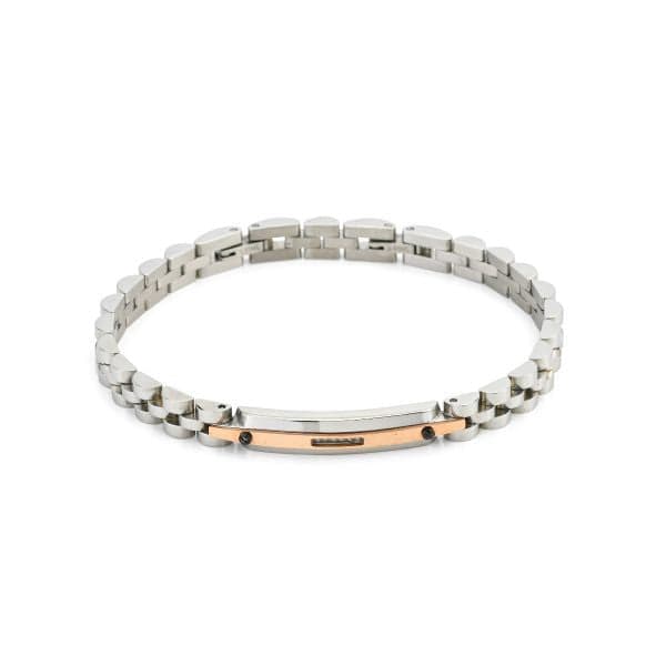 Boccadamo - Bracciale decorato con cristalli e pvd rosegold in Bracciali Alba Gioielli - Casoria, commercioVirtuoso.it