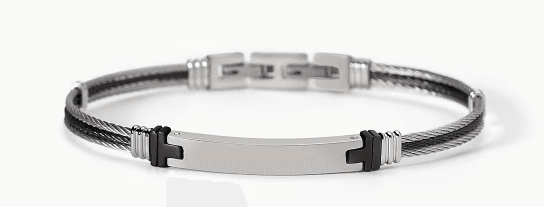 2Jewels - Bracciale uomo  in acciaio 316L PVD canna di fucile in Bracciali Alba Gioielli - Casoria, commercioVirtuoso.it