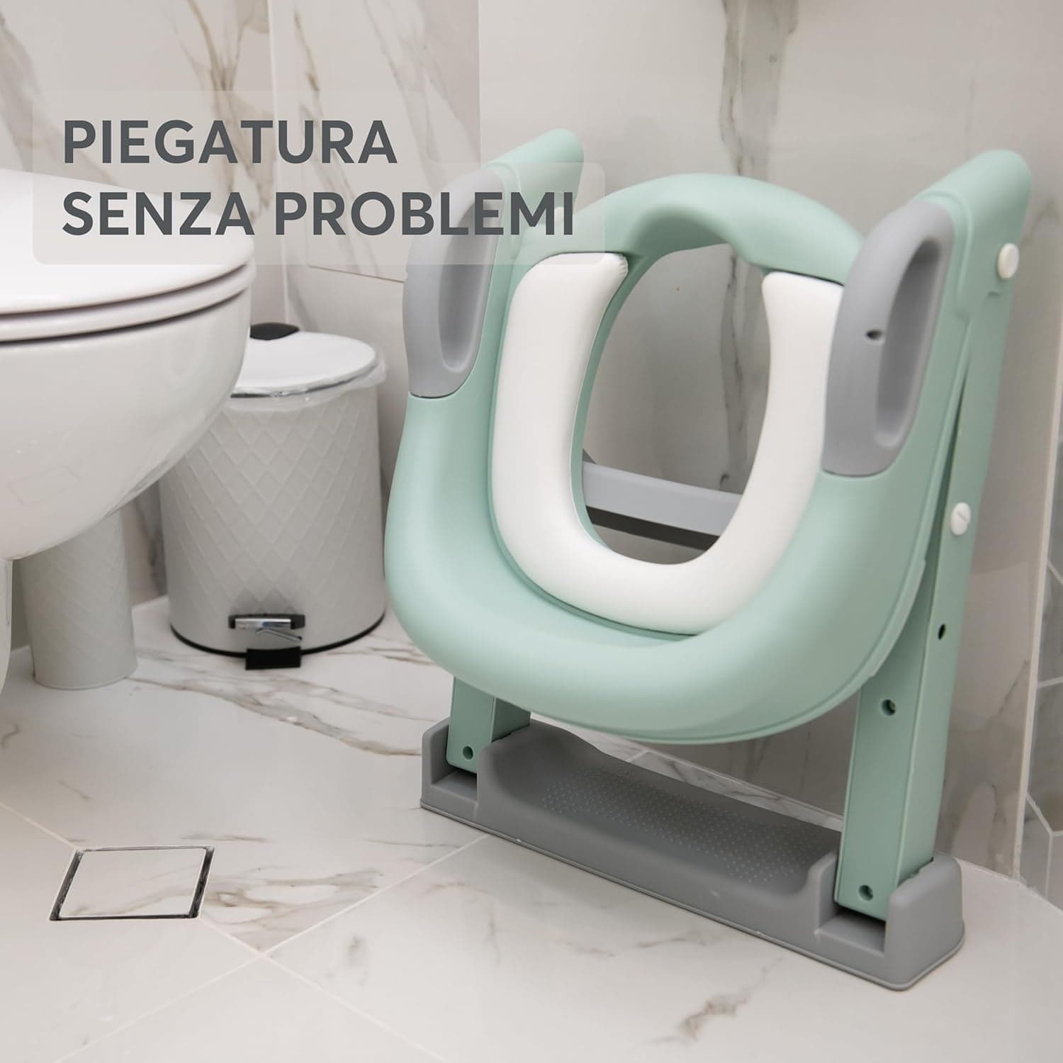 Kikkaboo - Riduttore WC bambini con scaletta LEA in prodotto Centro Bimbo - Siderno, commercioVirtuoso.it