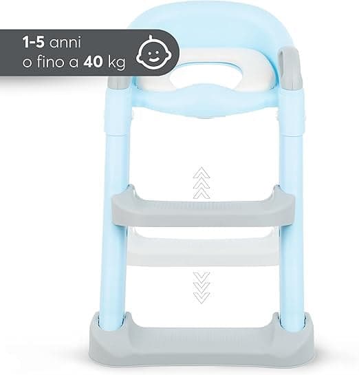 Kikkaboo - Riduttore WC bambini con scaletta LEA in prodotto Centro Bimbo - Siderno, commercioVirtuoso.it