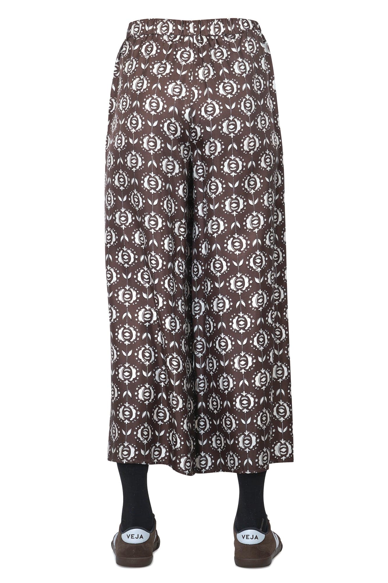 WEEKEND MAXMARA Weekend MaxMara - Pantalone - 460888 - Marrone/Bianco da donna in Pantaloni Drestige - Casamassima, commercioVirtuoso.it