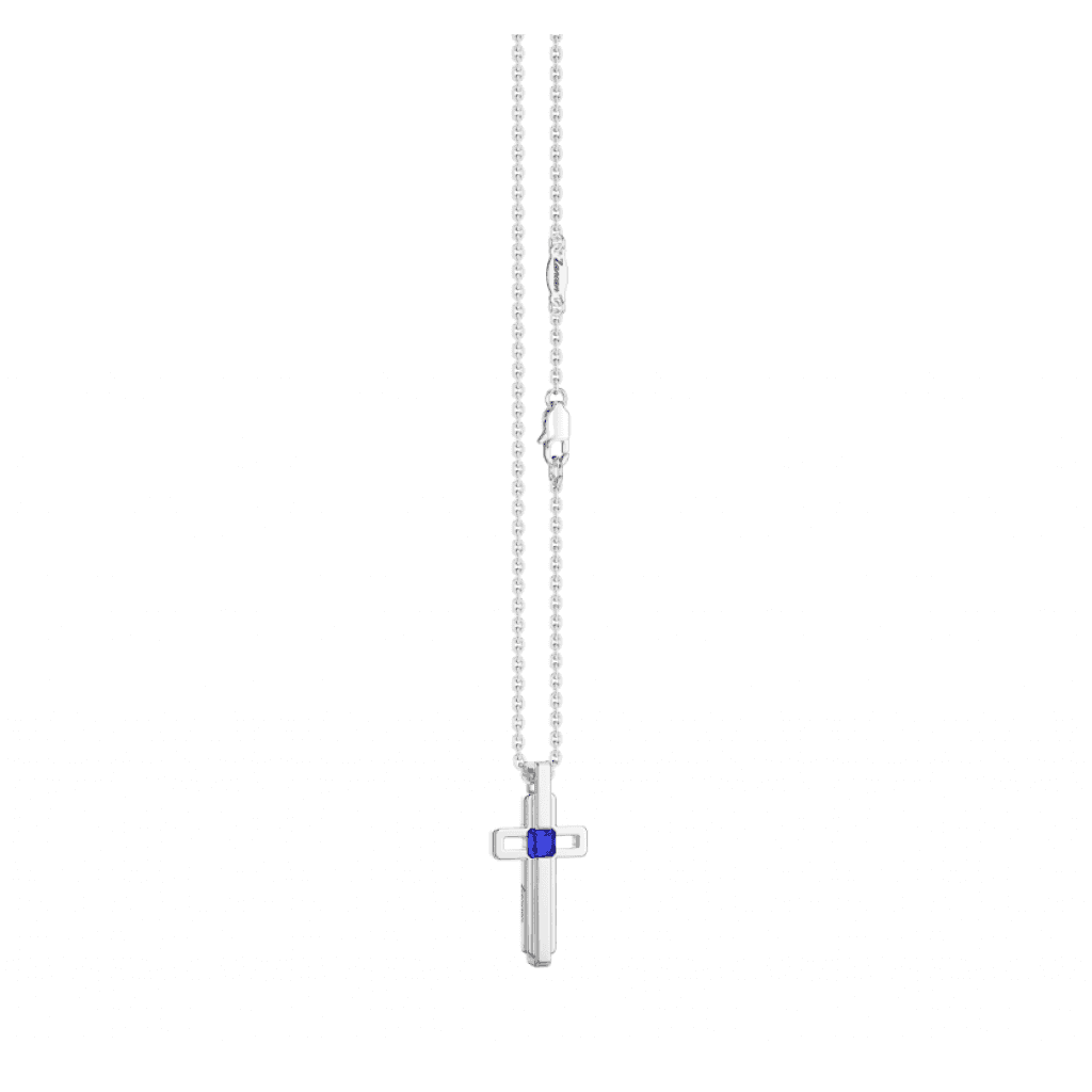 Zancan- Collana croce in argento con pietre naturali in Collane Alba Gioielli - Casoria, commercioVirtuoso.it