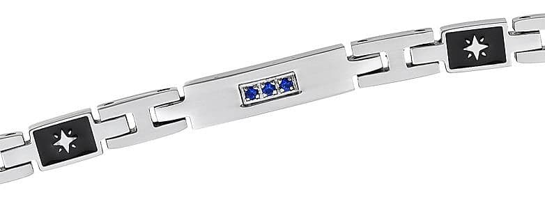 Zancan-  Bracciale  da uomo in Acciaio