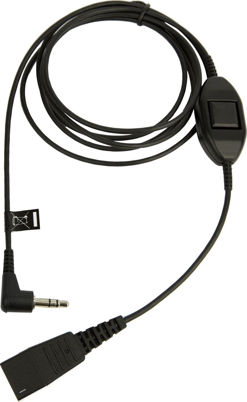 Jabra 8735-019 cavo audio 0,5 m qd 3.5mm nero in Cavi Stereo Jack eWeki - Napoli, commercioVirtuoso.it