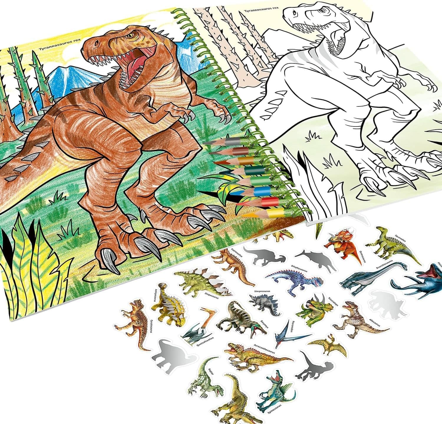 Depesche - Libro da Colorare Dino World 12746 in prodotto Centro Bimbo - Siderno, commercioVirtuoso.it
