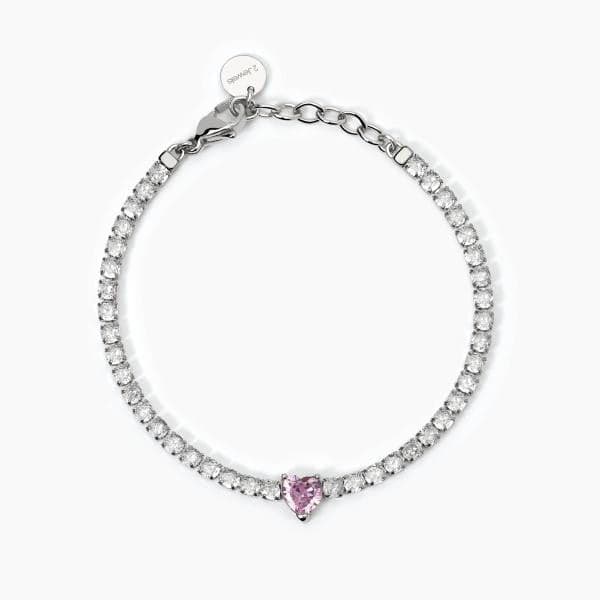 2Jewels -  Bracciale in acciaio 316L zirconi in Bracciali Alba Gioielli - Casoria, commercioVirtuoso.it