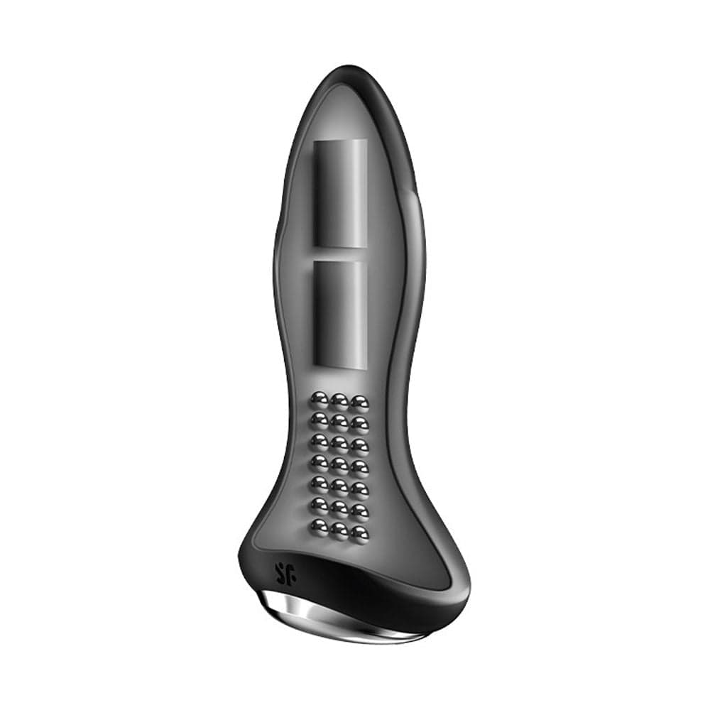 SATISFYER ANAL PLUG SPINA ANALE VIBRANTE VIBRATORE ROTANTE IN SILICONE ANALLERGICO NERO CON APP SMARTPHONE in Plug anali Kondorama - Martinsicuro, commercioVirtuoso.it